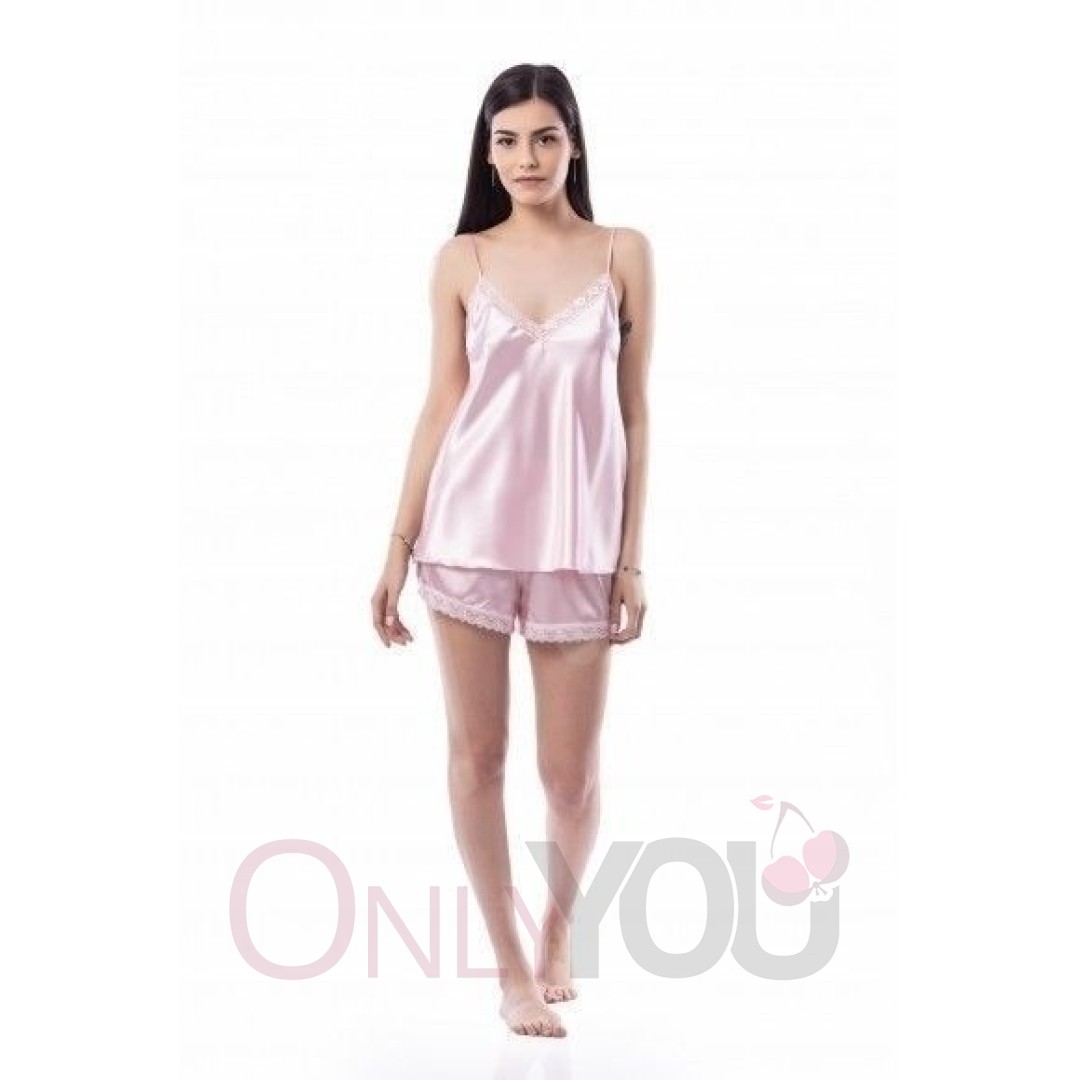Сатенена дамска пижама 01202 Rose