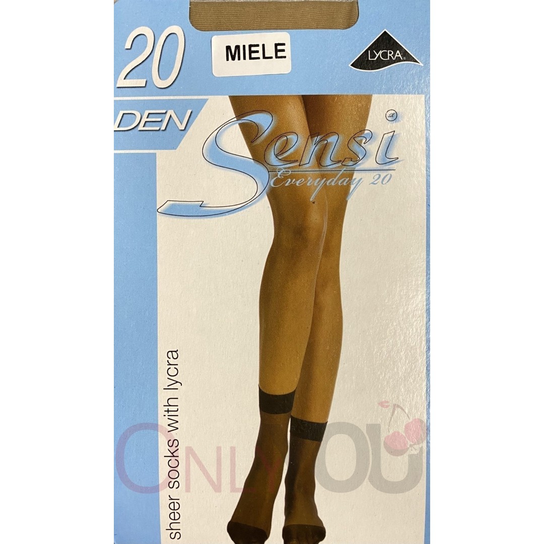 Къси чорапи с ликра 20д Miele