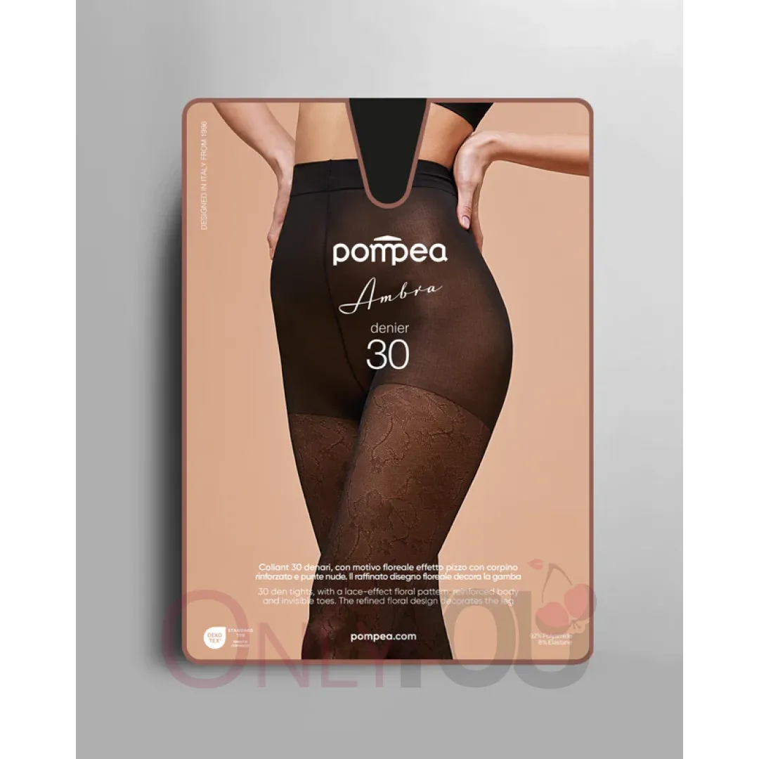 Фигурален чорапогащник Pompea 30den Ambra Фигурален чорапогащник Pompea 30den Ambra