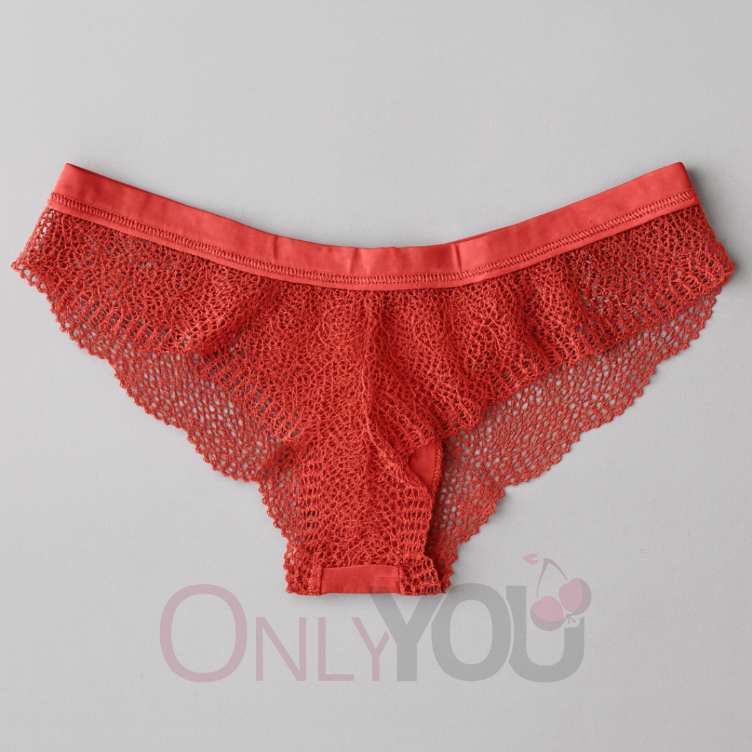 Бразилиана ликра и дантела Сия 402 s Red