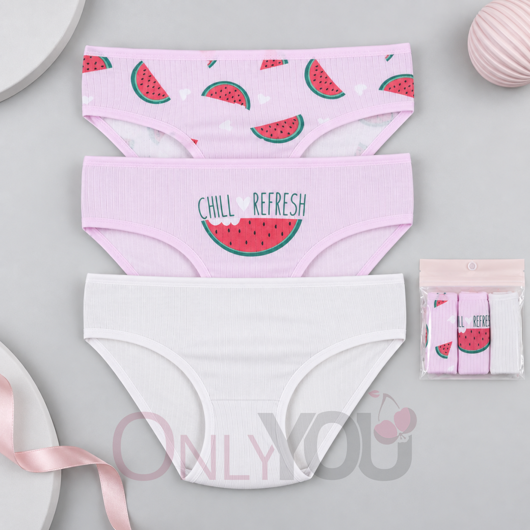 Детски бикини сет 3 броя k1051-3 Pink Watermelon