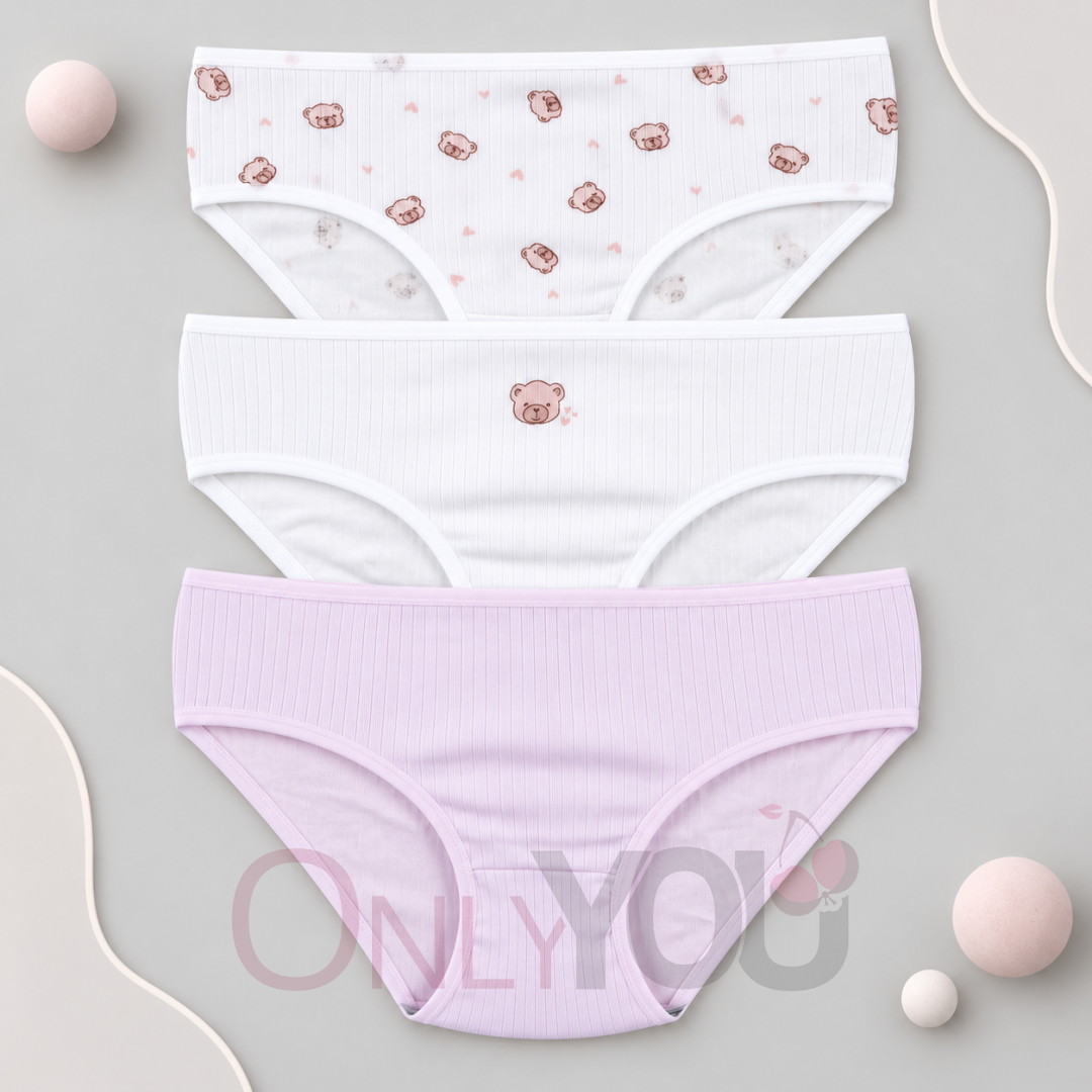 Детски бикини сет 3 броя k1051-2 Lila Bear