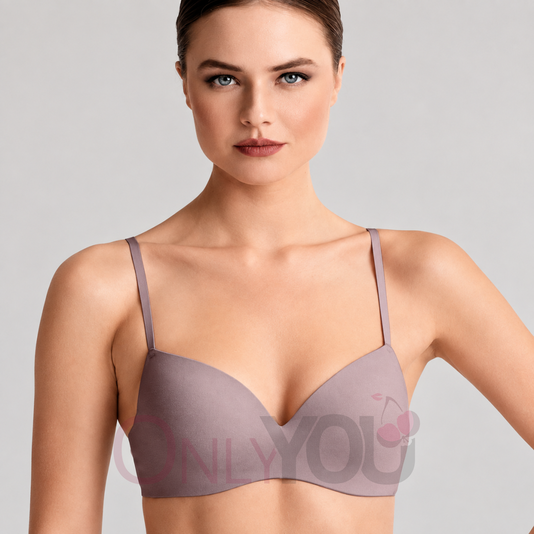 Дамски гладък сутиен с оформени чашки Infiore 01770 Mauve