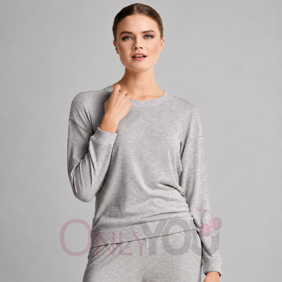 Дамски спортно-елегантен комплект LOUNGE- INFIORE 634667 Grey