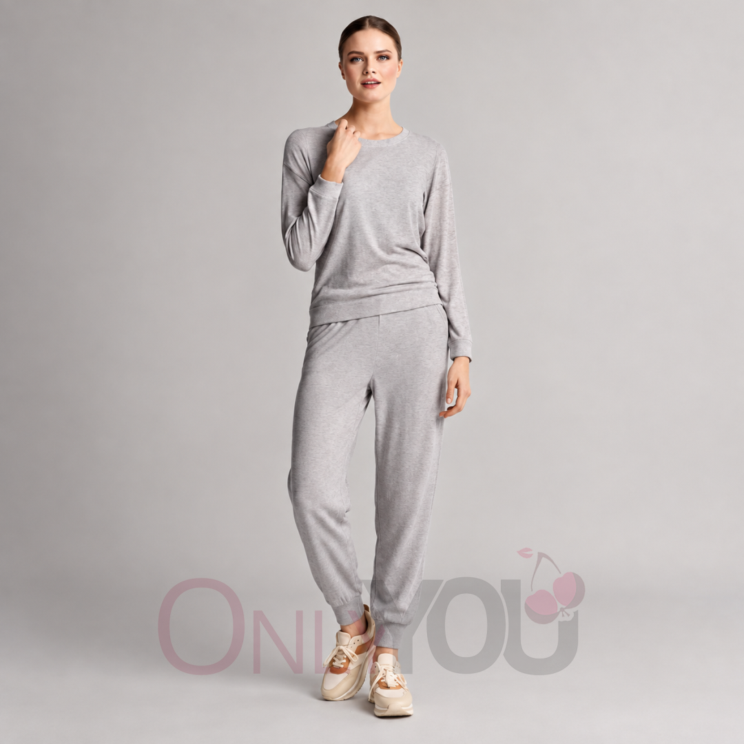 Дамски спортно-елегантен комплект LOUNGE- INFIORE 634667 Grey
