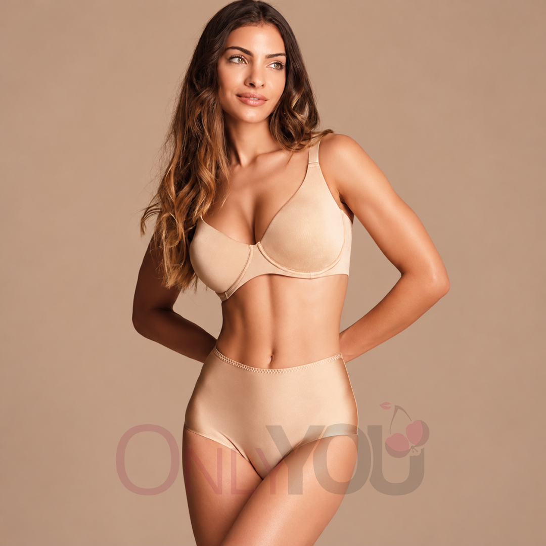 Дамски сутиен Love and Bra мека чашка с банел D- Sally Beige