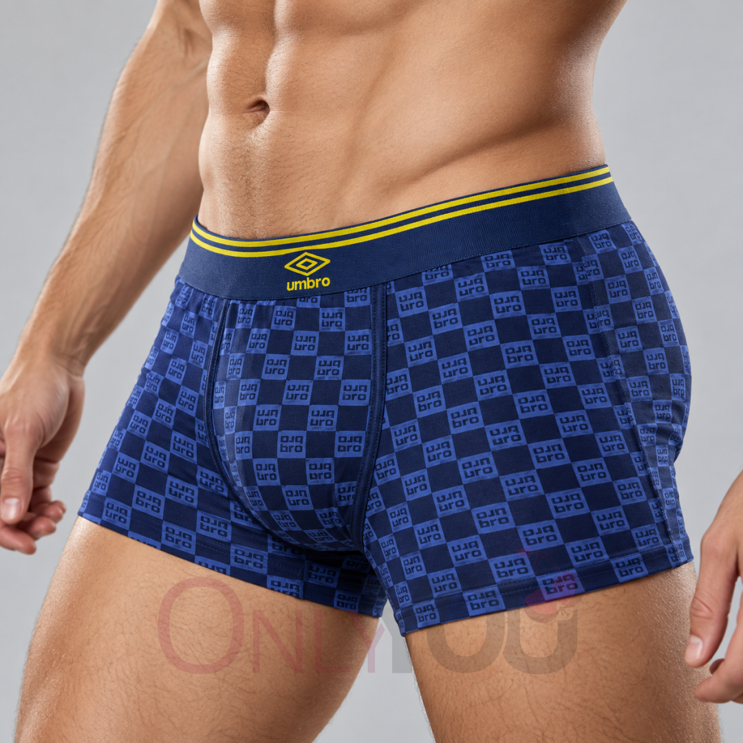 Mъжки боксер външен ластик UMBRO 5513 Blue