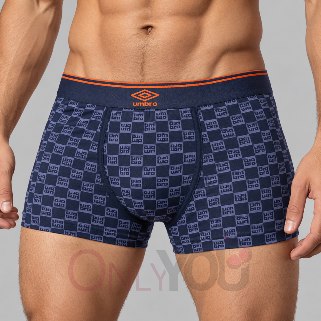 Mъжки боксер външен ластик UMBRO 5513 Nero