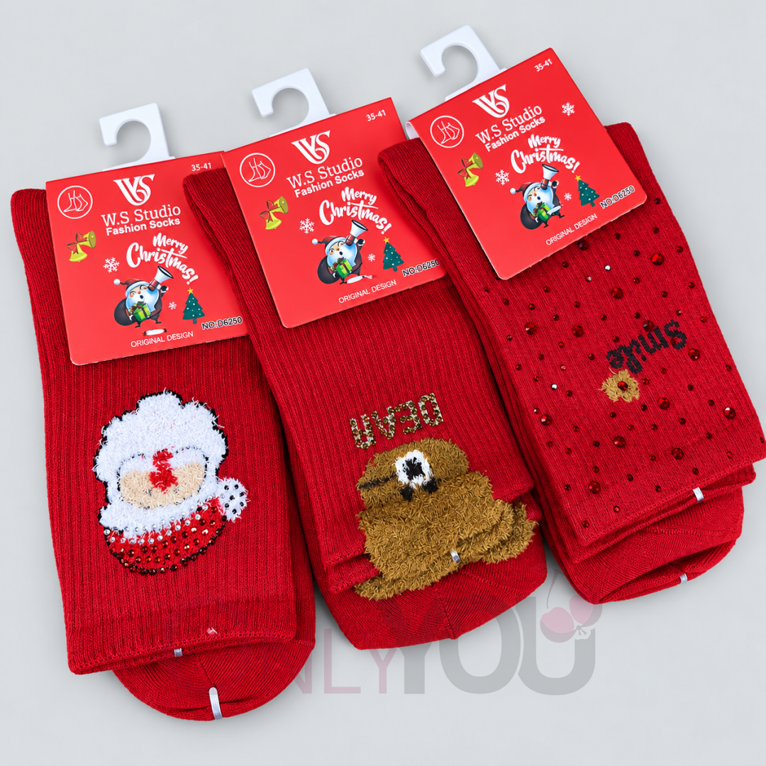 Дамски коледни чорапи 6250-Christmas Mix