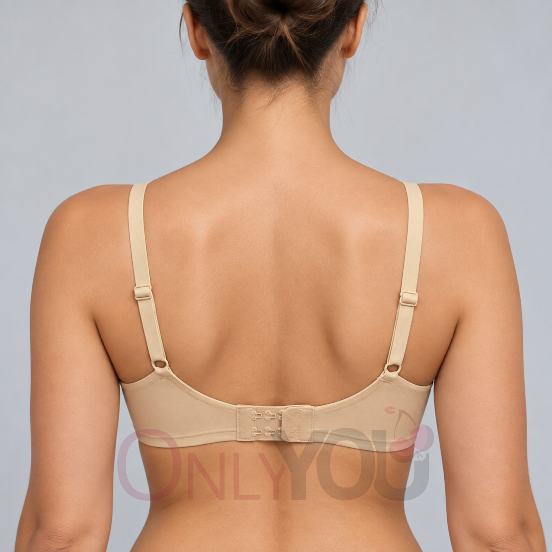 Дамски безшевен сутиен без банели Cotonella 18ADC Beige