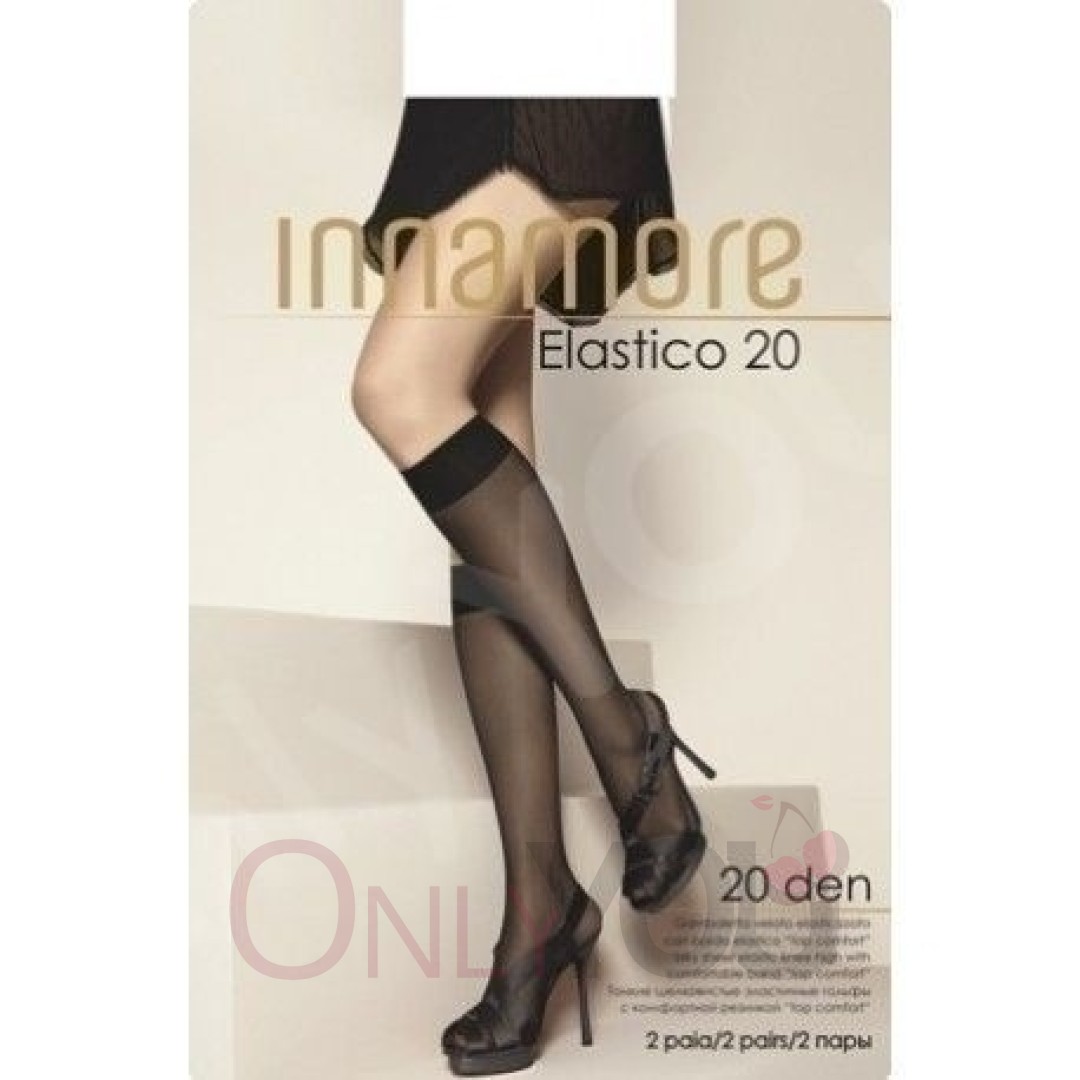 3/4 чорапи с ликра 20 DEN Elastico 20 Телесно