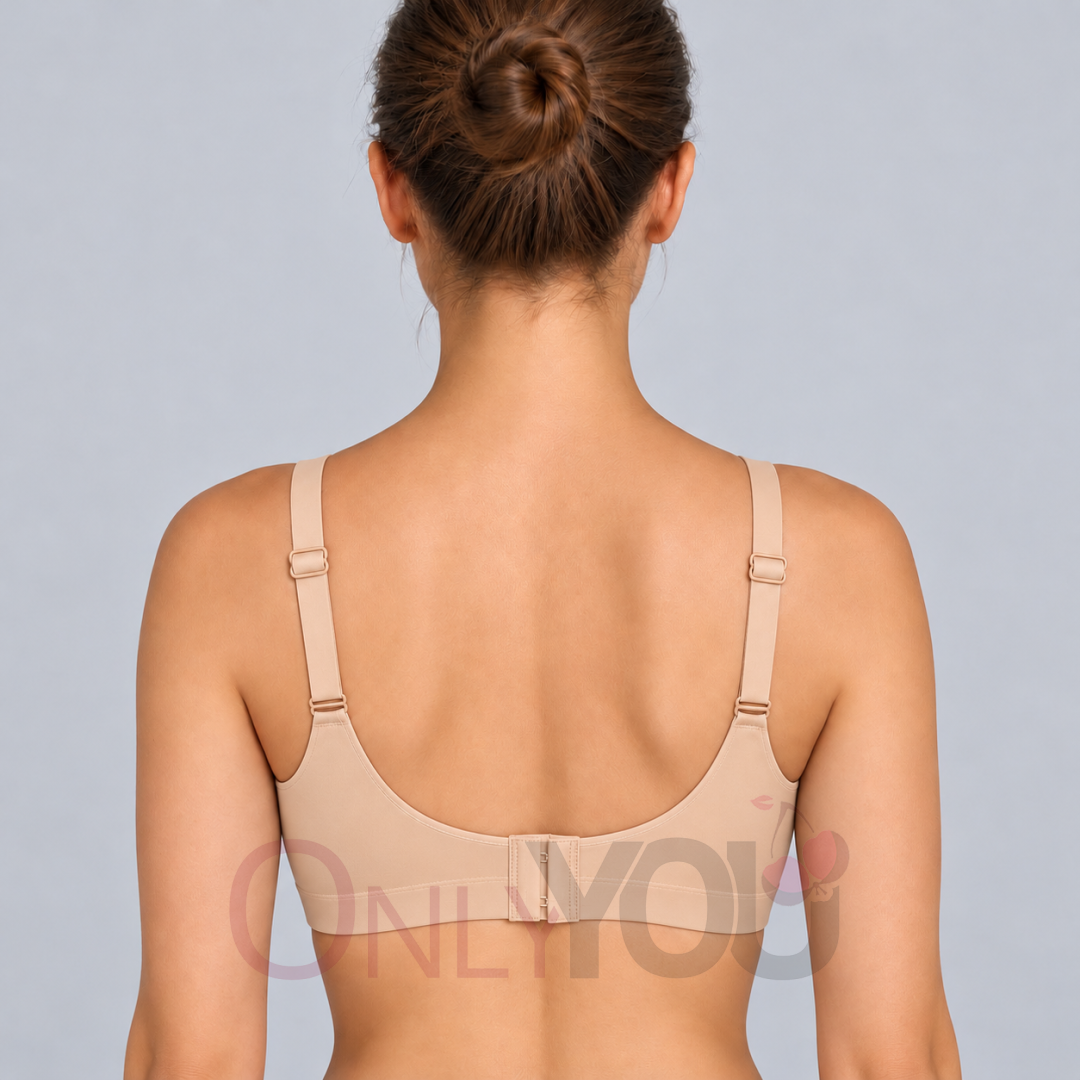 Безшевно дамско бюстие с подвижни подплънки 04006 Beige