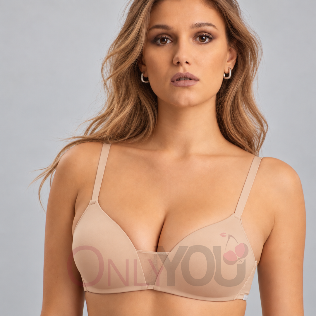 Дамски подплатен бралет 04028 Beige