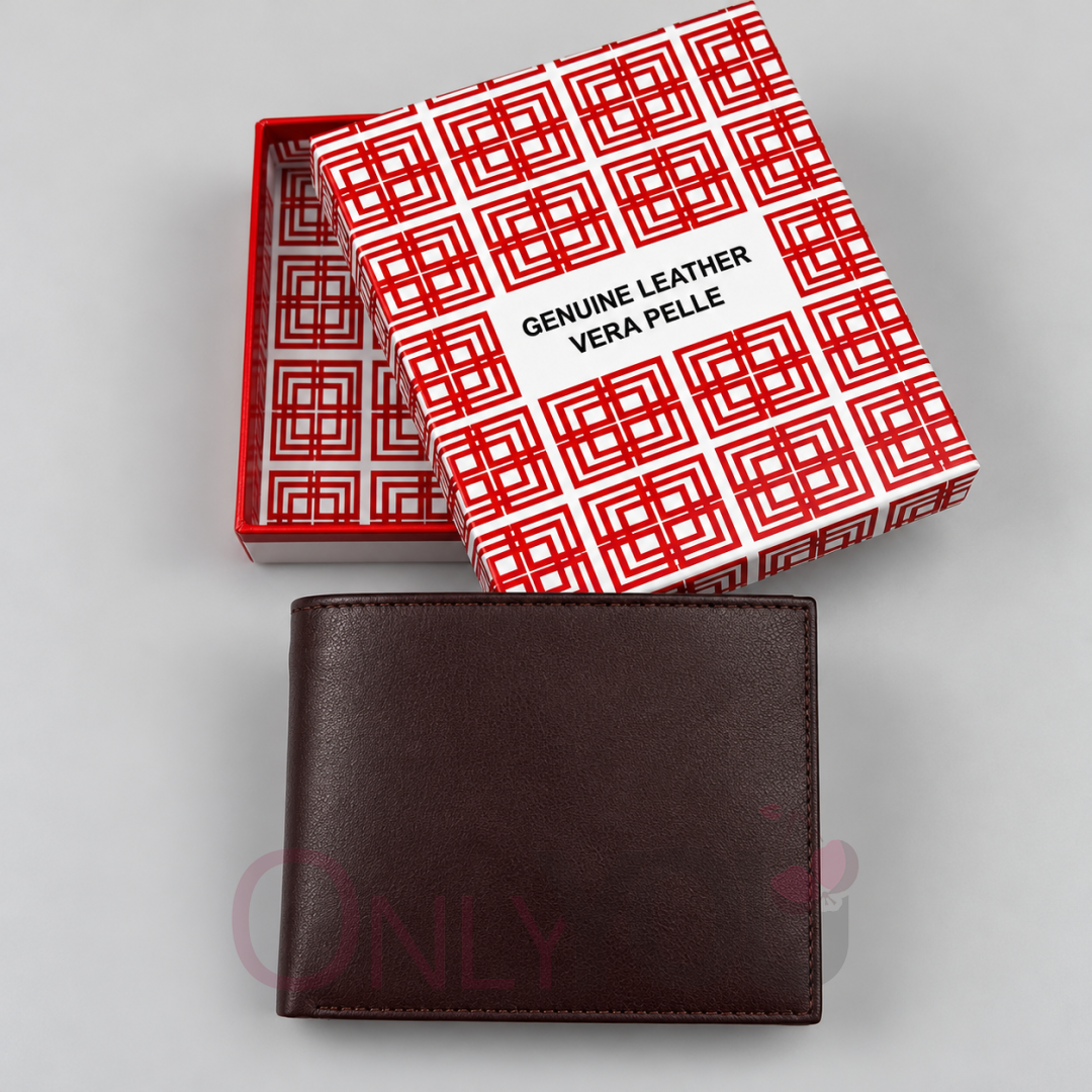 Мъжко кожено портмоне от естествена кожа С1100-3 Dark Brown