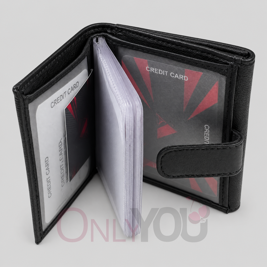 Мъжко кожено портмоне от естествена кожа С1065-3 Black