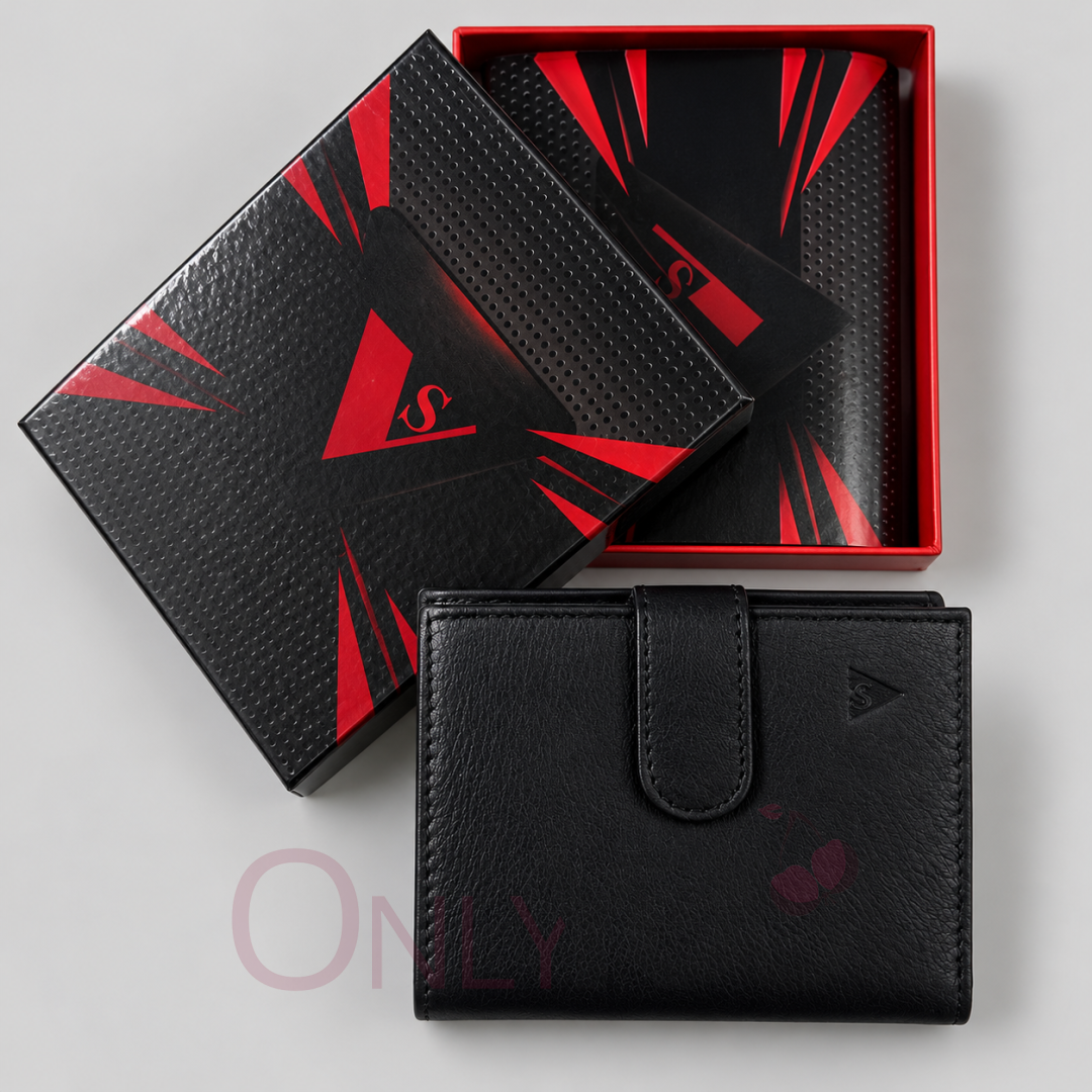 Мъжко кожено портмоне от естествена кожа С1065-3 Black