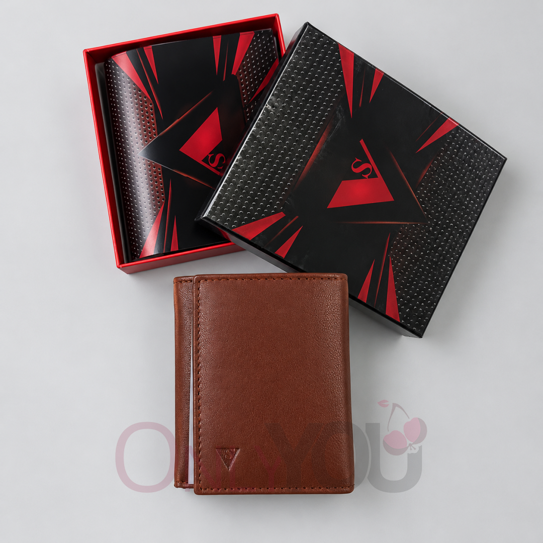 Мъжко кожено портмоне от естествена кожа С1065-1066 Dark Broun
